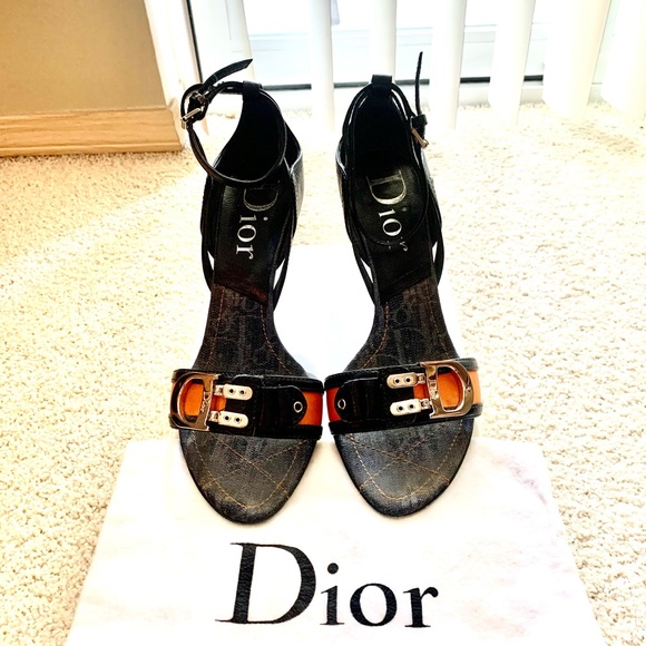 Dior Denim Blue Sandals - Picture 4 of 11